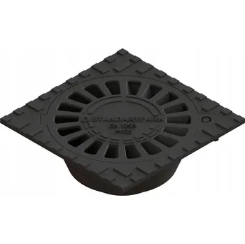 Podlahová vpusť litinová VODALAND s KTL povrchovou úpravou 200×200