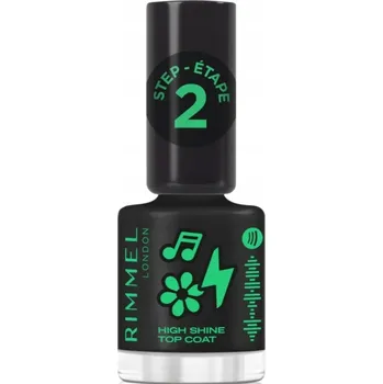 Přípravek na nehty Rimmel Super Gel Lacquer lak na nehty odstín 001 Top Coat 12 ml