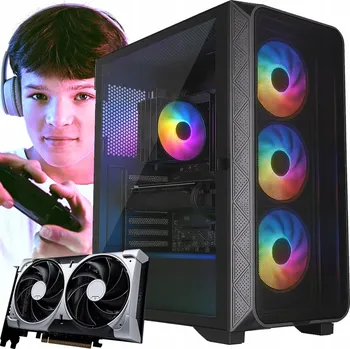 Stolní počítač Počítač RTX 5050 GeForce AMD Ryzen 5, 32GB RAM, 1TB SSD, Windows 11