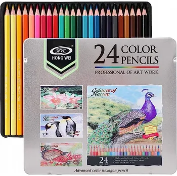 Pastelka Pastelky Hong Wei 24 ks