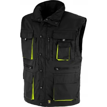 Moto oblečení PROCERA SKARVER BLACK IZOLOVACÍ BUNDA BEZ RUKÁVŮ VEL XL