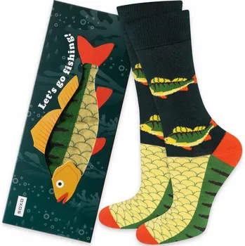 Pánské ponožky SOXO pánské ponožky - Kapr v krabičce