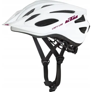 Cyklistická přilba Přilba KTM LADY LINE BÍLO-BORŮVKOVÁ 54-58