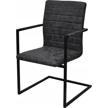 Jídelní židle Židle VidaXL umělá kůže černá 4 ks