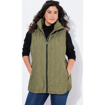 Pánská vesta Ulla Popken, Plus size HYPRAR prošívaná vesta, vodoodpudivá, kapuce pro plnoštíhlé nadměrná velikost, 842908438-1128, hnědý, 42/44, Nadměrné velikosti, Plus size oblečení, Oblečení pro boubelky, Oblečení pro baculky, Oblečení pro plnoštíhlé, Oblečení pro 