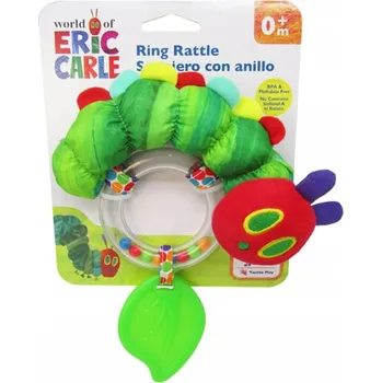 ERIC CARLE Chrastítko kroužkové Velmi hladová housenka