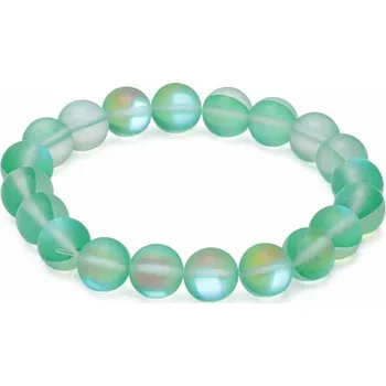 Náramek Opalit Green day náramek korálkový obvod cca 17 až 22 cm