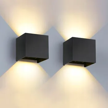 Nástěnné svítidlo Zahradní nástěnné svítidlo Comely černé s integrovaným LED zdrojem 12 W