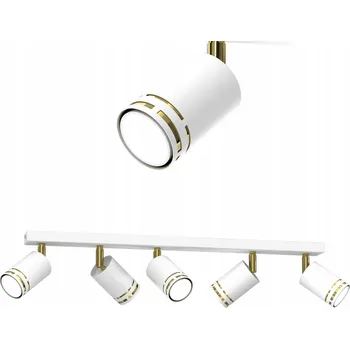 STROPNÍ STROPNÍ SVÍTIDLO REFLEKTOR BÍLÝ ZLATÝ POHYBLIVÝ LED GX53 ČESKÁ LAMPA SPOT