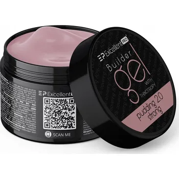 Lak na nehty Stavební gel Excellent Pro Builder Gel Thixotropy Pudding 2.0 Strong 15g