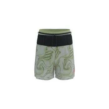 COMPRESSPORT Běžecké Kraťasy TRAIL RACING 2-IN-1 SHORT green camo L