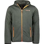 GEOGRAPHICAL NORWAY mikina pánská TROMBONE MEN s kožíškem S tmavě šedá