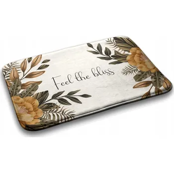 Koupelnová předložka Měkká koupelnová předložka Koberec Květinové aranžmá