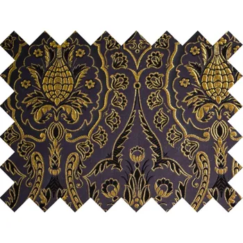 HEDVA ČESKÝ BROKÁT Vzorek brokátu 5x10cm 51056 ANANAS černá | 109