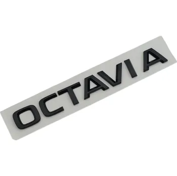 Samolepka logo Octavia Znak na zadní kufr Emblém písmena různé barvy Dekorace Octavia 1 2 3 4 A5 A7 MK3 Auto doplněk černá