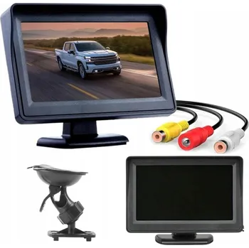 5" PALCOVÝ AUTO MONITOR PRO ZPĚTNOU KAMERU DISPLEJ DRŽÁK