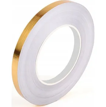 Lepicí páska Samolepicí ozdobná páska Zlatá Dekor 2 cm x 50 m