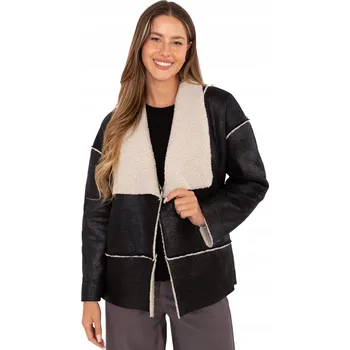Dámská bunda ležérního střihu s kožíškem
