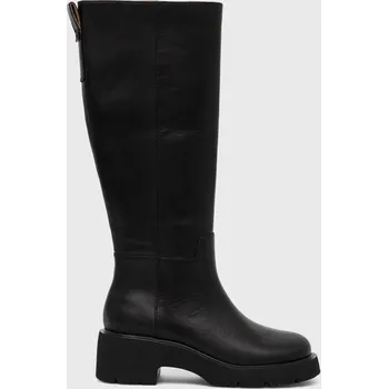 Dámské kozačky Kožené kozačky Camper Milah dámské, černá barva, na platformě K400659.001 99X, EUR 38