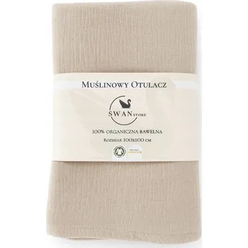 Prostěradlo Dětská deka Swanstore 100 x 100 cm béžová