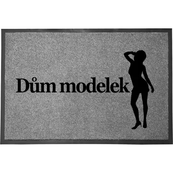 Hotová rohožka z plastu, PVC 60 x 40 cm