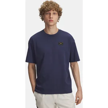 Pánské tričko Pánské tričko Under Armour UA HWT WOVEN LABEL SS-BLU - Pánské Under Armour modrá 3426290