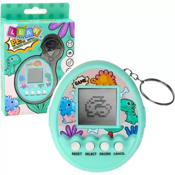 Přívěsek Tamagotchi přívěsek Pet Egg – elektronická hra pro děti, tyrkysová