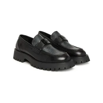 Pánské tenisky Loafersy Guess FMFZIA LEL14 Černá 45