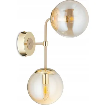 Nástěnné svítidlo Nástěnné svítidlo HowHomely béžové, zlaté E27 60 W