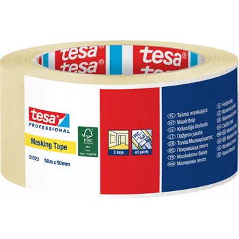 Lepicí páska Maskovací malířská páska tesa 3 dny 50m x 50mm