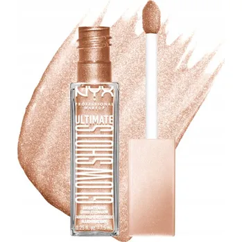 Přípravek na oči NYX Professional Makeup Ultimate Glow Shots Tekuté oční stíny Highkey Lychee 7,5 ml