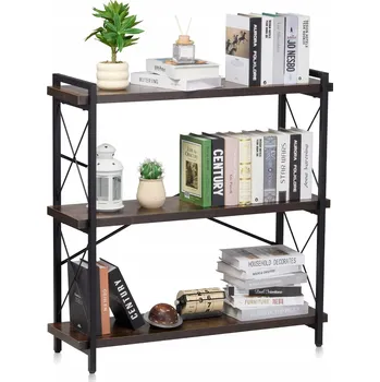 Knihovna Regál SucceBuy 90 cm x 91 cm x 30 cm, vícebarevný