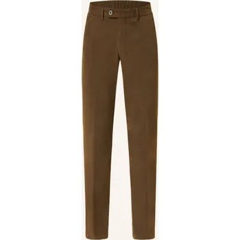 Pánské kalhoty Hiltl Pánské Chino Kalhoty Slim Fit, olivová, 54