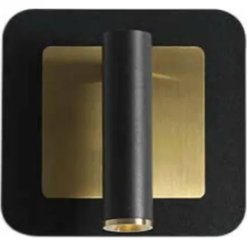 Nástěnné svítidlo LED nástěnné svítidlo 5W "PERIBED" ČERNÁ MOSAZ