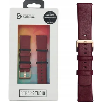 Řemínek na hodinky ORIGINÁLNÍ ŘEMÍNEK 20mm ČERNÝ SAMSUNG GEAR SPORT R600 R815 R810