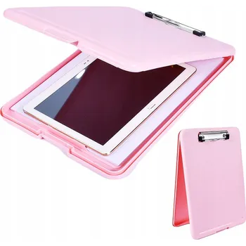 DESKY NA DOKUMENTY POŘADAČ PODLOŽKA NA PSANÍ S KLIPEM RŮŽOVÁ