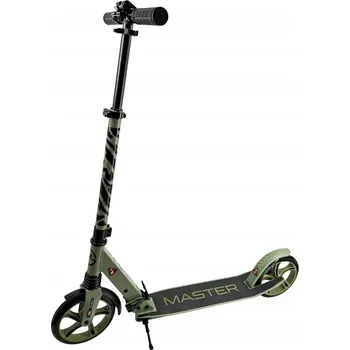 Koloběžka SKLÁDACÍ MĚSTSKÁ KOLOBĚŽKA S ODPRUŽENÍM, VELKÁ KOLA 200 MM, KHAKI