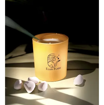 Svíčka Sójová vonná svíčka s esenciálním olejem Cymbopogon Flexuosus 1 ks