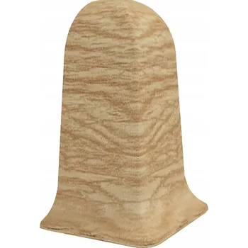 Vnější roh Vilo PVC 4 x 55, délka 10 cm, dub