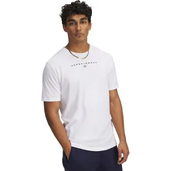 Pánské tričko Tričko Stacked Logo SS White - Under Armour bílá S