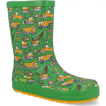 Chlapecké holínky Barefoot dětské holínky Koel - Tractor green zelené Velikost: 23