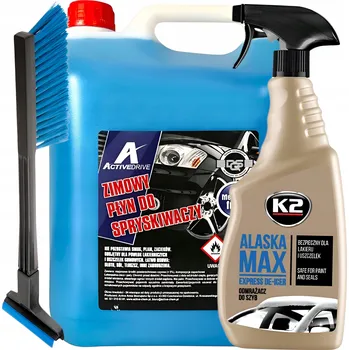 Směs do ostřikovače ZIMNÍ SMĚS DO OSTŘIKOVAČŮ + ODMRAZOVAČ OKEN, ZRCÁTEK + ŠKRABKA MURSKA