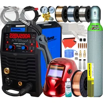 Svářečka INVERTOROVÁ SVÁŘEČKA SHERMAN DIGIMIG 200 PULS MIG MMA TIG 200A