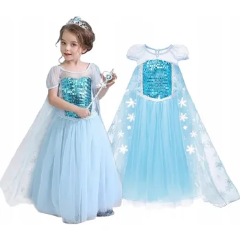 Karnevalový kostým Kostým Elsa Ledové Království Hopki vel. 140-146