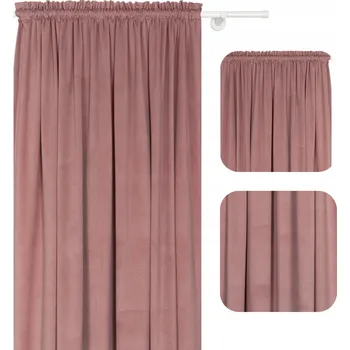 Obraz SAMETOVÁ ZÁVĚSA S TUNELOVÝM ZÁVĚS FROG 140x250, ZÁVĚSY HOTOVÉ