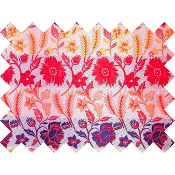 HEDVA ČESKÝ BROKÁT Vzorek brokátu Ondryps MAKOVICE červená | 43