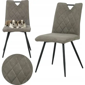 Jídelní židle Židle HowHomely béžová látka 1 ks