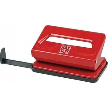 Děrovačka Děrovačka Kancelářská až pro 12 Listů Červená Robustní SAX KANCELÁŘSKÉ POTŘEBY