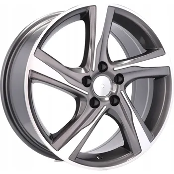 Alu kolo Hliníkový disk RacingLine BY115 7.5" x 17" 5x108 ET 50