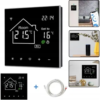 POKOJOVÝ TERMOSTAT WIFI TUYA DIGITÁLNÍ REGULÁTOR 16A